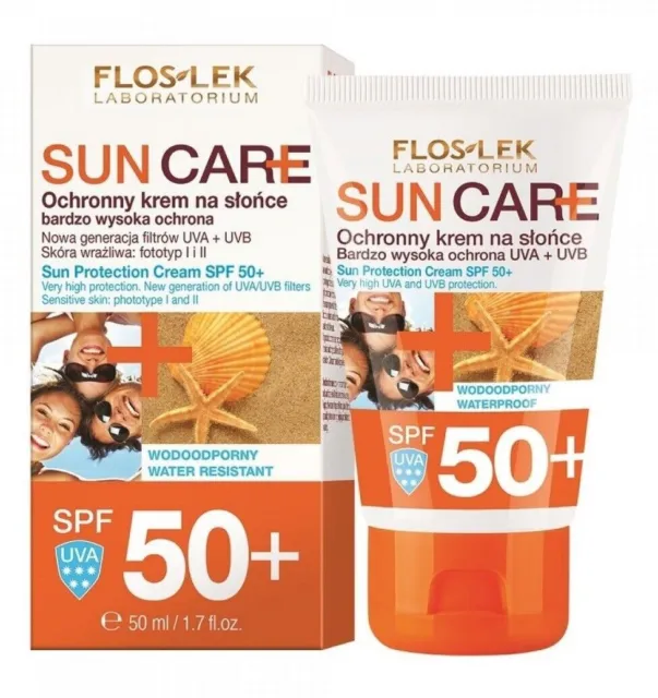 Floslek Sun Care Crème De Protection Solaire Spf 50+