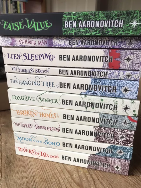 Ben Aaronovitch Rivers of London Series - Signed Paperbacks x10