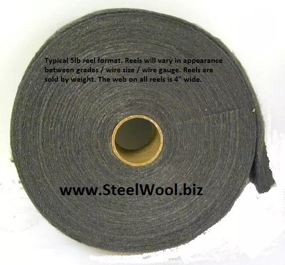 5lb Steel Wool Reel #000 - Extra Fine