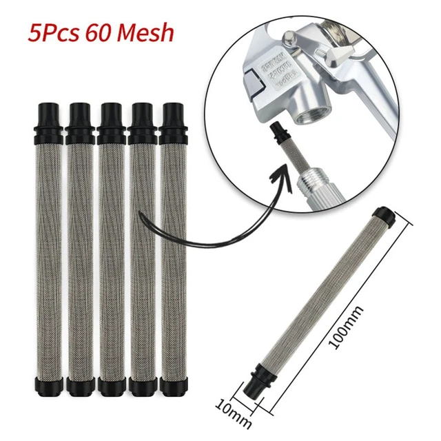 Spruzzatore senza Aria Filtro Set 5PCS Rete Fine Durevole E Facile da Applicare