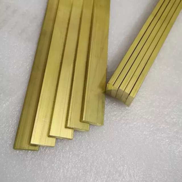 1Pc L-500mm H59 Brass Flat Bar Plate Strip Thick2mm 3mm 4mm Solid Metal Material