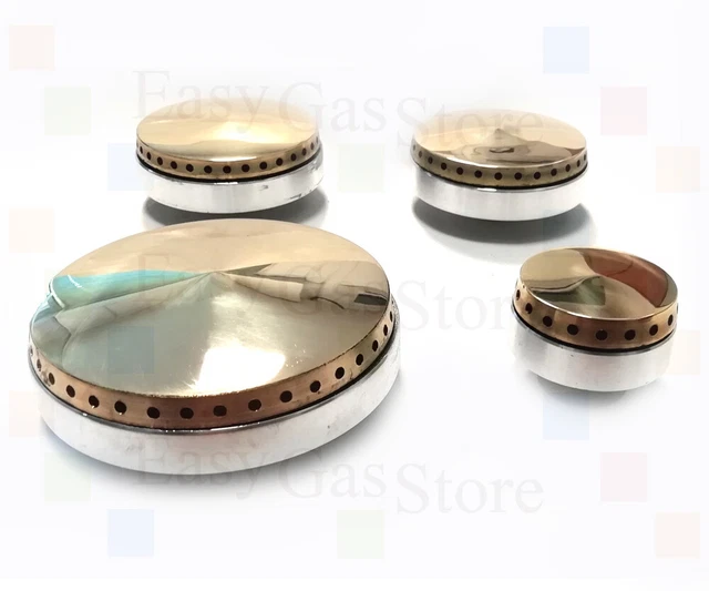 Set 3 Spartifiamma Per Cucina A Gas Star – Ottone, Grandi, Medi E Piccoli