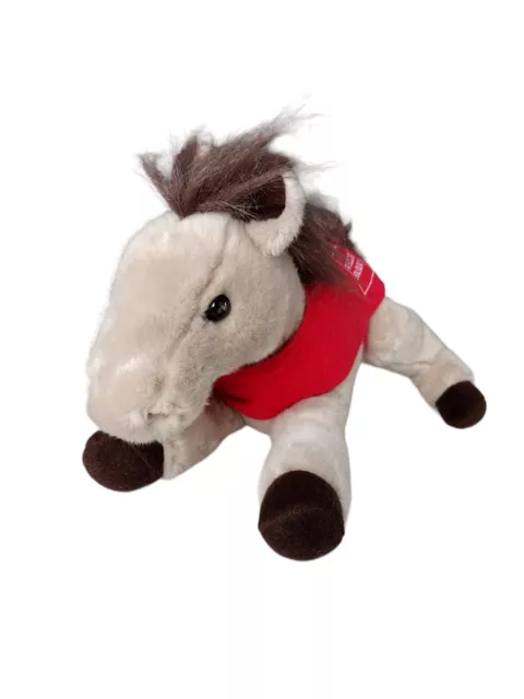 Wells Fargo Legendary Pony Hunter Horse Tan Brown Plush Toy 2018 With Cape Vest