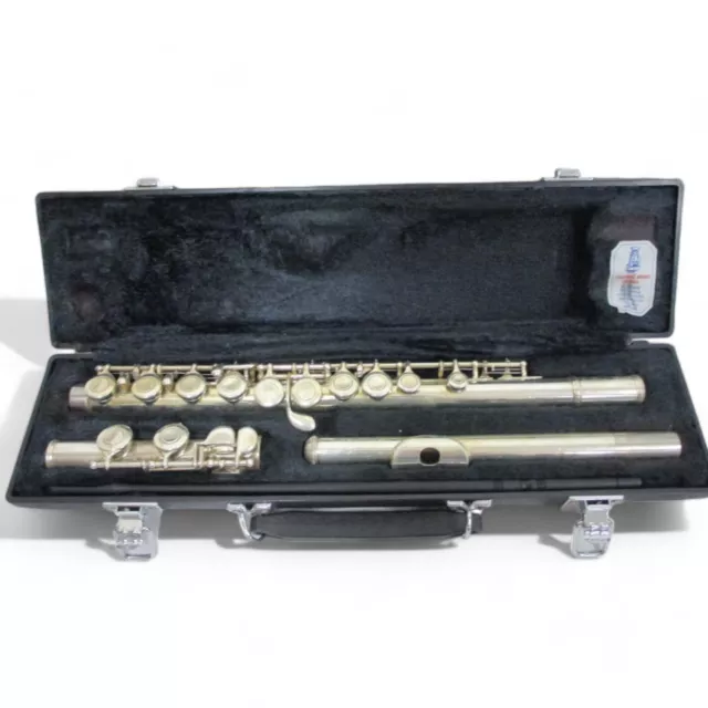 YAMAHA YFL-221 Flute Nickel Silver Plated JUNK