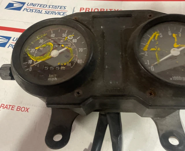 Suzuki 81 Gs450Ez Instrument Cluster Speedometer Tachometer 34110-44130 Gs450