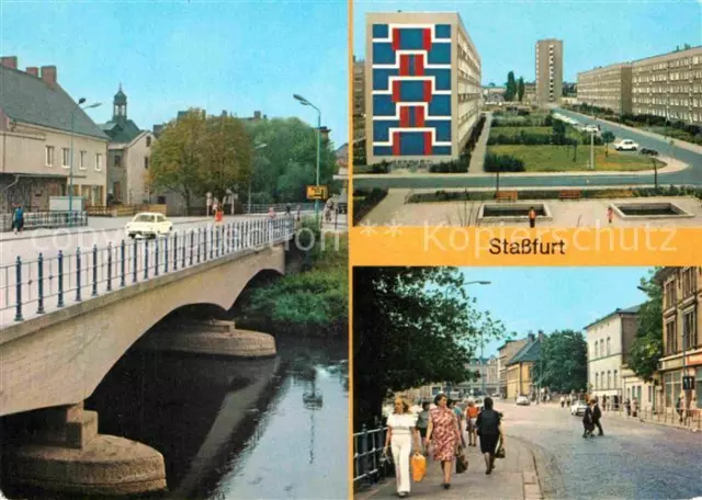 72773411 Stassfurt Bodebruecke Karl Marx Strasse Leninring Stassfurt