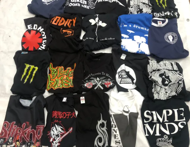 Wholesale t-shirts - inc. Hard Rock/Video Gaming/Super Hero/TV - bulk joblot