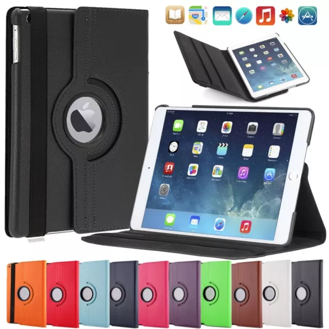 360° Smart Cover iPad (10.2") 7. 8. 9. Generation Schutz Hülle Etui Tasche Case