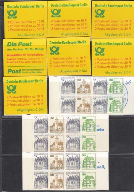 Berlin: 10 Markenheftchen, siehe Beschrieb !!   (69)