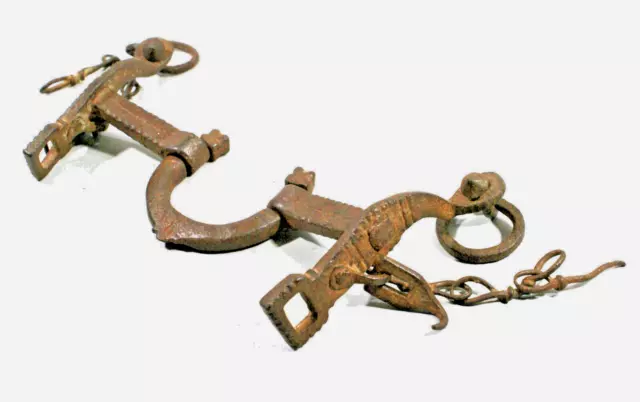 PETIT MORS ANCIEN pour cheval, Inde, fer forgé, horse bit, 125 mm