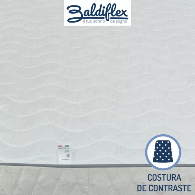 Colchón Viscoelastico 135X190 Cm 10 Cm Alto Polialgodón Hipoalergénico Baldiflex 2