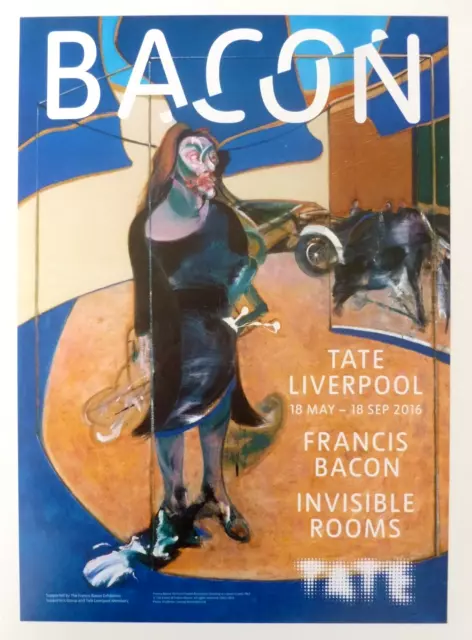 Francis Bacon Invisible Rooms 2016 Art Exhibition Affiche