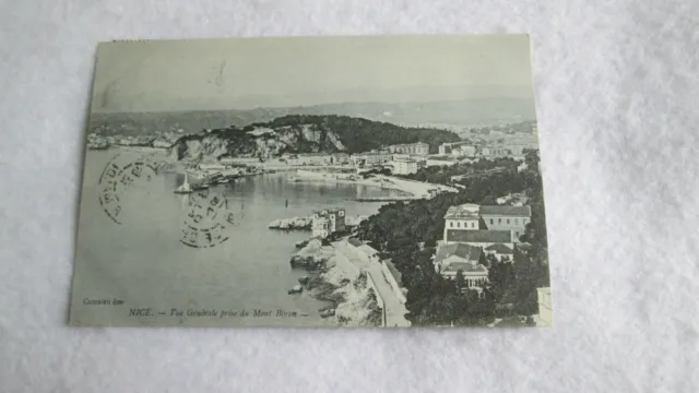 CPA postcard Nice / general view taken of Mont Boron 1904