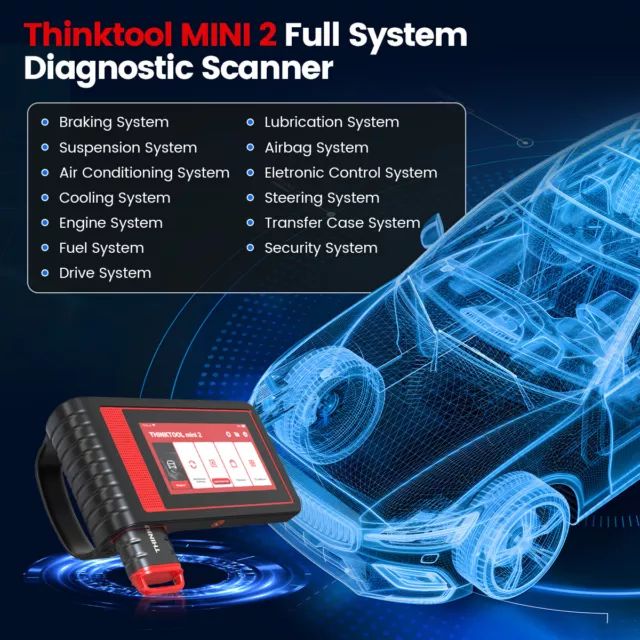 Thinkcar Thinktool Mini 2 OBD2 Car Diagnostic Scanner Tool All System CANFD TPMS 2