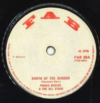 英7” Prince Busters All Stars Train To Girls Town FAB25 Fab /00050 7