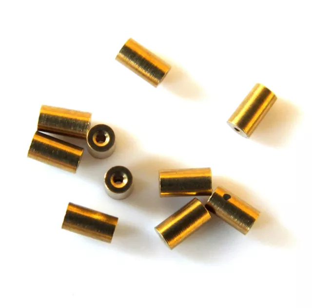 10x TAPERED CLOCK BUSH BUSHES INSIDE 0.8mm OUTSIDE 2.1mm - 2.2mm x 4mm LONG