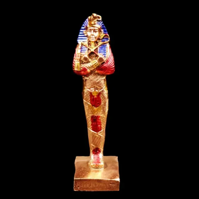 Large UNIQUE Antique Handmade Egyptian Statue Of Ancient King Tutankhamun (TUT)