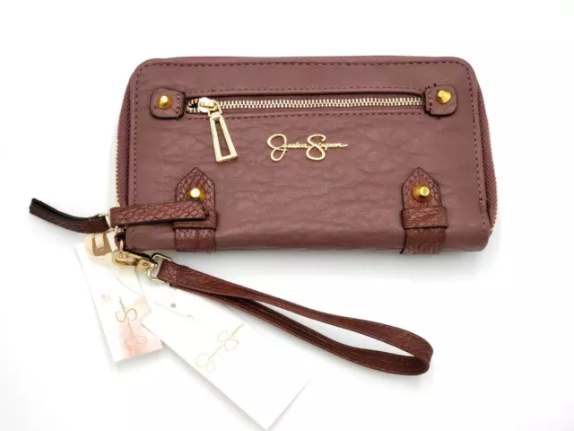 Jessica Simpson Tatiana Wristlet Dusty Plum JS 14571