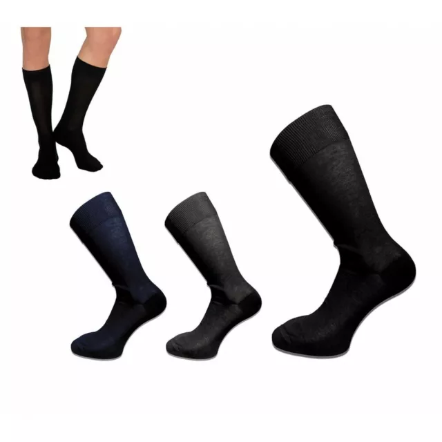 Pack de 6 ou 12 paires de chaussettes - homme -différente couleur -taille unique