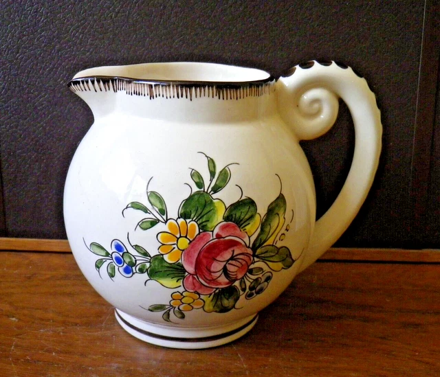 Lot De 2 Pots à Eau Et à Lait Anciens Limoges En Porcelaine - Très Bon état