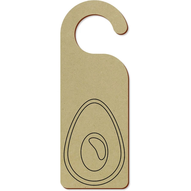 'Medio aguacate' 200 mm x 72 mm colgador de puerta (DH00034884)