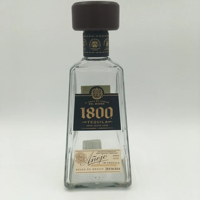 1800 ANEJO AGAVE Tequila Bottle Empty & Unrinsed 700 ml Numero