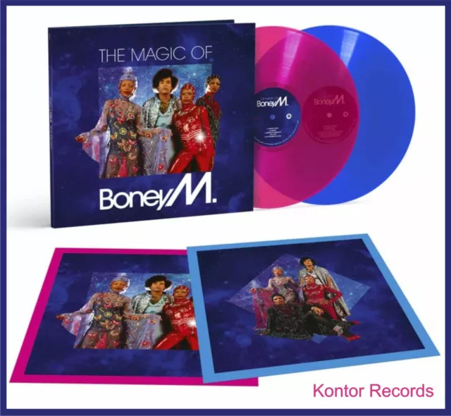 Boney M. "the magic of boney m" limited coloured Vinyl 2LP NEU Album 2022