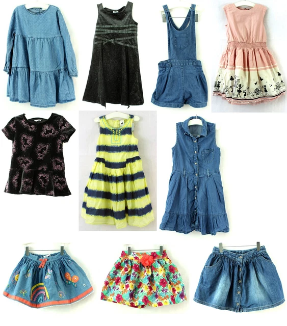 Girls 6 - 7 Years Clothes Bundle Dresses Skirts Dungarees Top M&S Next TU