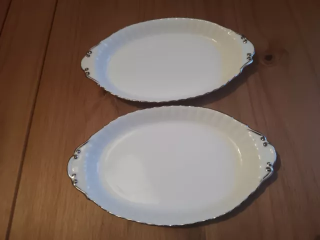 PAIR OF Royal Albert  CHANTILLY - Oval Eared Serving Dishes