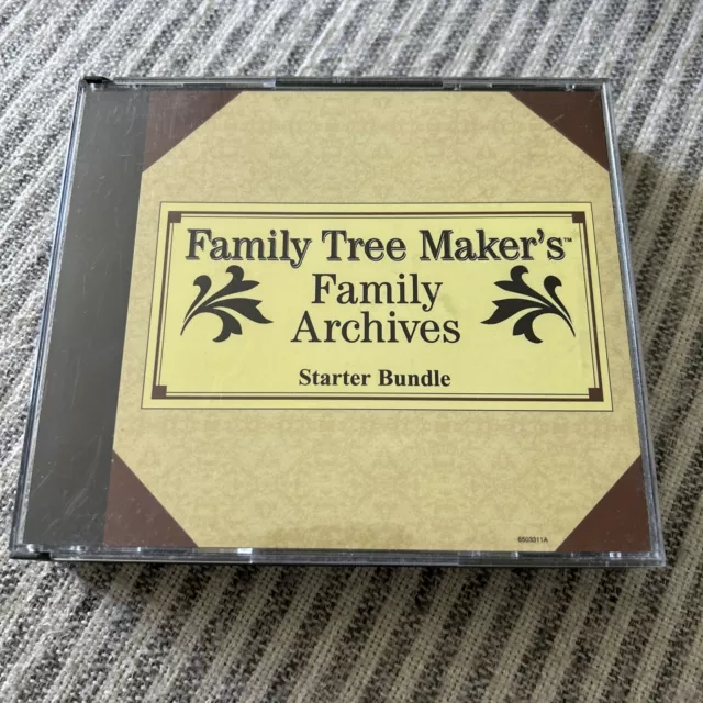 Family Tree Maker's Family Archives - Starter Bundle - PC CD-Rom