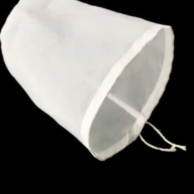 Sac De Filtration 12L Pour Cidre Vin Bière Fromage - Sac Filtrant Coton Réutilisable, Égouttage Jus Et Moût