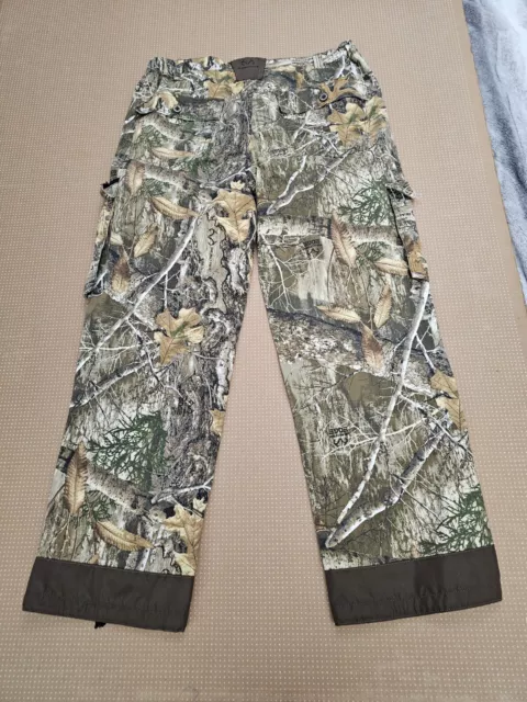 Men's Brown Cargo Pants Realtree AP Camo Camouflage Size Large