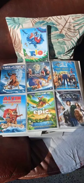 ❎ Lot Revendeur 50 dvd Neuf blu ray disney rio l'age de glace Narnia Alvin Epic 2