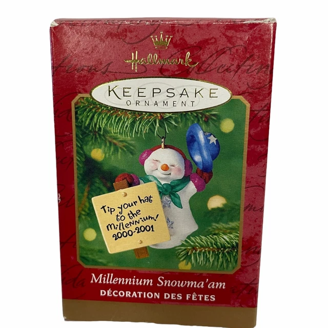 Hallmark Keepsake Ornament Millennium Snowma'am 2000 Snowman