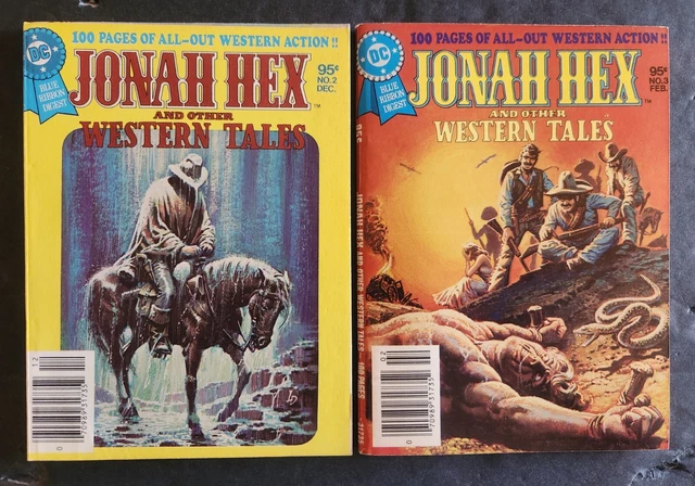 BEST OF DC BLUE RIBBON DIGEST JONAH HEX WESTERN TALES #2 & #3 1st ED 1980 VF+