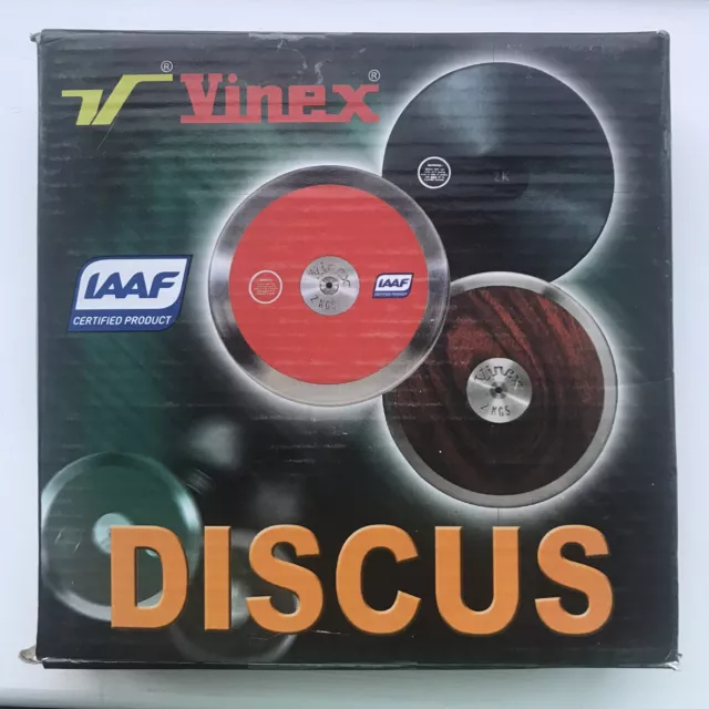 Vinex Discus Athletic Practice 1kg Blue IAAF Certified Sports Equipment VGC