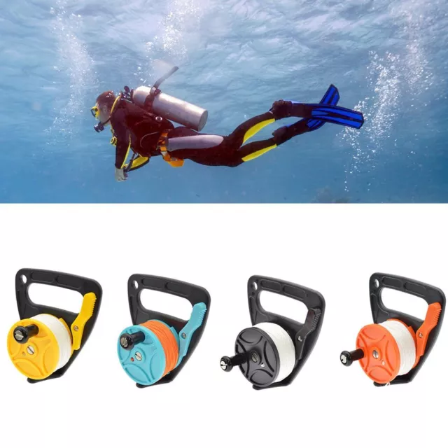 Device Kayak Anchor & Handle Scuba Diving Spool Dive Reel Diving Equipment