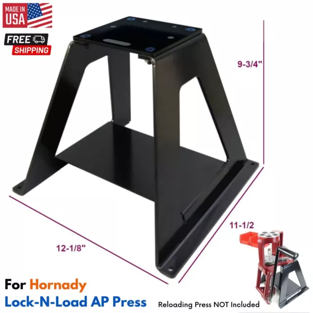 Bench Mount Riser Stand for Hornady Lock-N-Load AP Progressive Reloading Press Bench Mount Riser Stand for Hornady Lock-N-Load AP Progressive Reloading Press