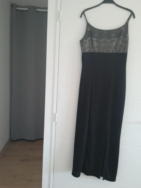 Robe de Soirée Longue élégante en Velours à Col en V Pour Femmes Grande taille