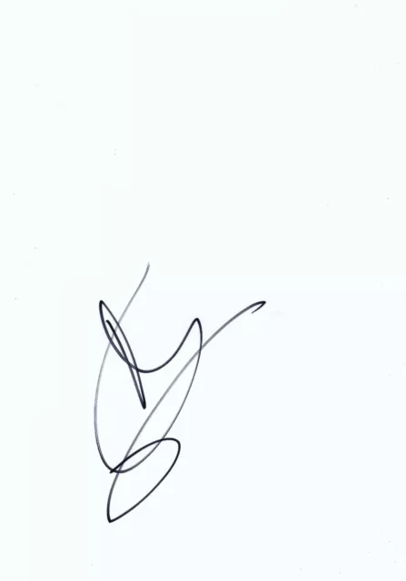 Football - Alessandro Nesta - Hand Signed A4 Photo Paper - COA