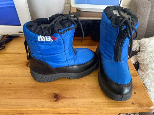 DENALI Kids Snow Boots | UK 11 | US 12 | Blue & Black