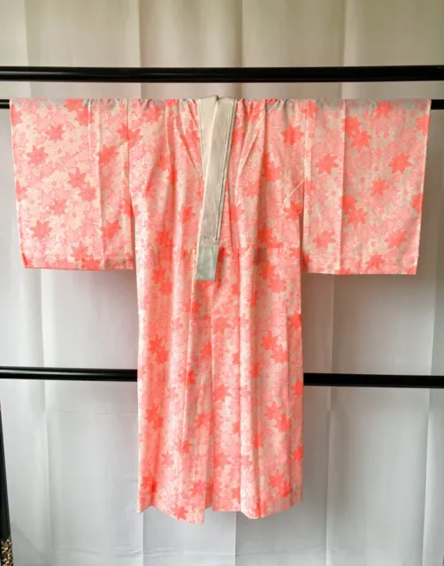Vintage Japanese Juban kimono - Women's NagaJuban Kimono Robe