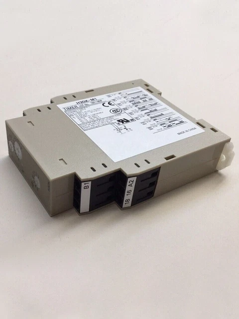 New H3DK-M1 Time Delay Relay For Omron AC/DC 24-240V In Box