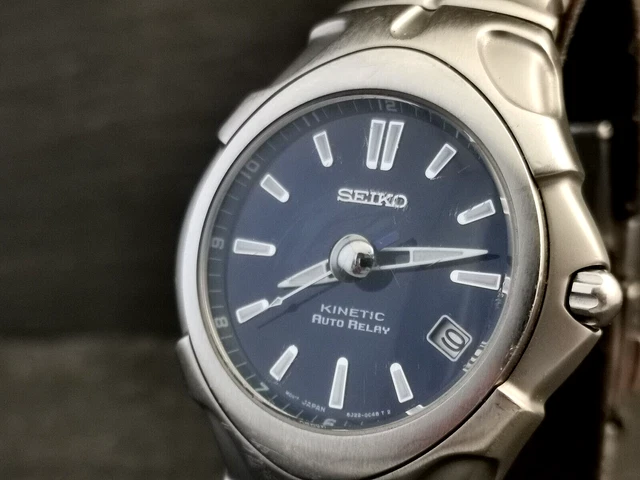 GENTS SEIKO KINETIC Auto Relay Watch. 5J22-0C80 Stainless Steel. £45.00 ...