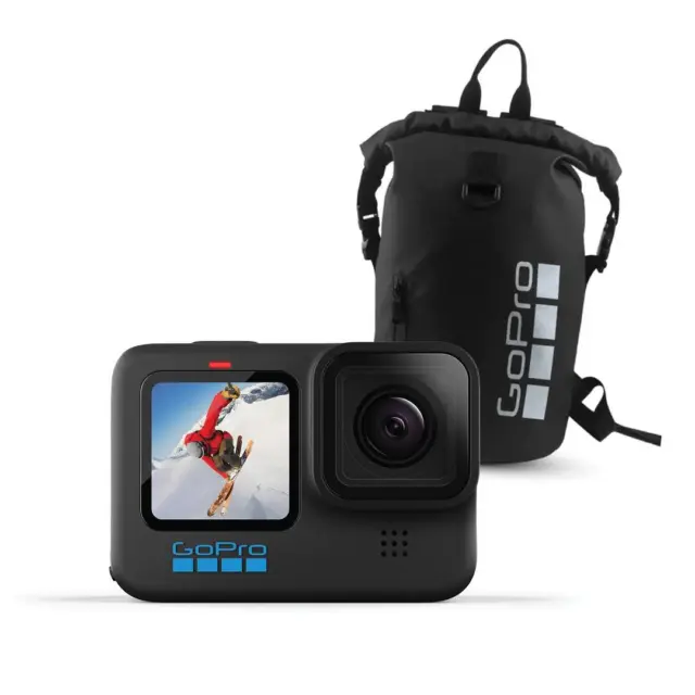 GoPro HERO10 Black Action Camera w/BONUS Backpack