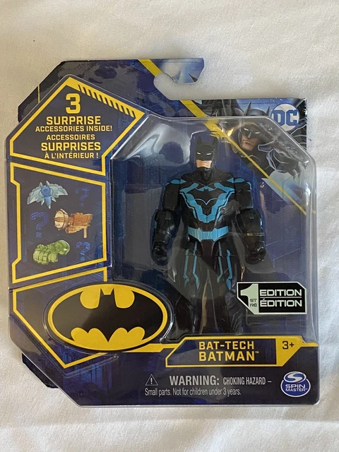 DC COMICS BAT-TECH Suit Batman 4-inch Action Figure 1st Edition - Brand ...