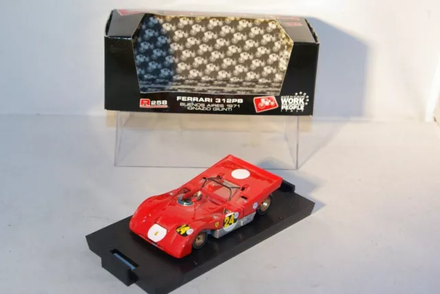 Brumm R258 Ferrari 312Pb Buenos Aires 1971 Mint Boxed