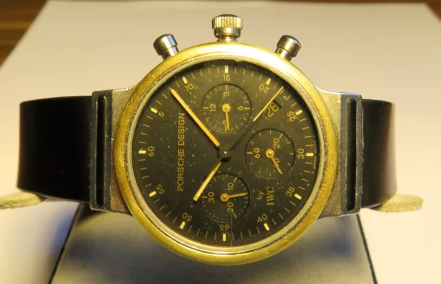 IWC Porsche Design Cronografo Quarzo Acciaio Oro Ref. 3720