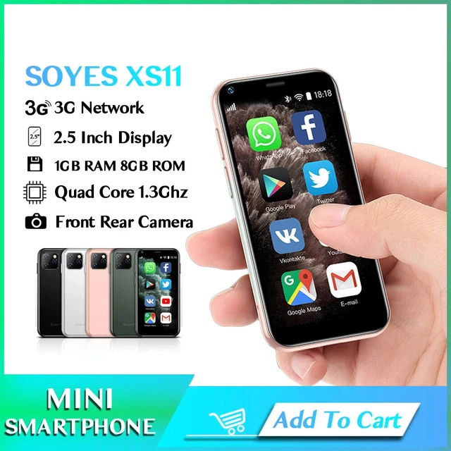 SOYES XS11 Mini Smartphone Android Small Mobile Phone 3G CDMA