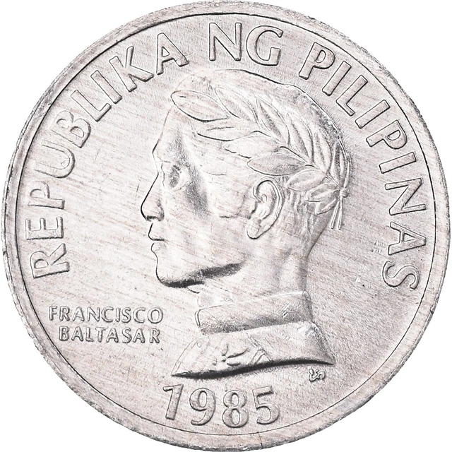 [#387655] Coin, Philippines, 10 Sentimos, 1985, MS, Aluminum, KM:240.2